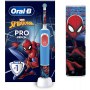Oral-B | Vitality PRO Kids Spiderman | Electric Toothbrush with Travel Case | Rechargeable | For children | Blue | Number of bru - 2